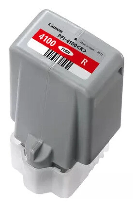 Image of Canon PFI-4100R Red Ink Cartridge - 6785C001 (Original)