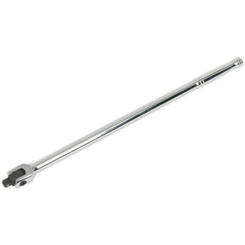 Image of Loops 450mm Breaker Pull Bar - 3/8" Sq Drive Knuckle - Spring Loaded Socket Retention Multi