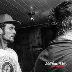Image of Sleaford Mods - Key Markets Red & White Splatter Vinyl