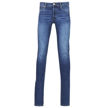 Image of Jack Jones JJIGLENN mens Skinny Jeans in Blue - Sizes US 33 / 34