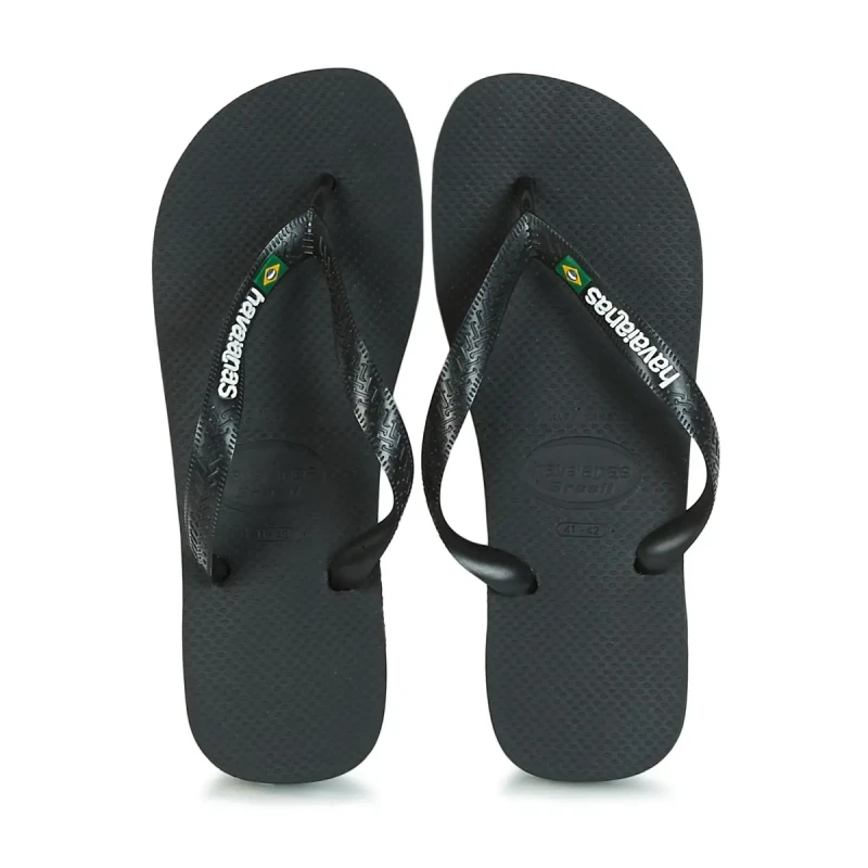 Image of Havaianas Flip Flops - Black 12