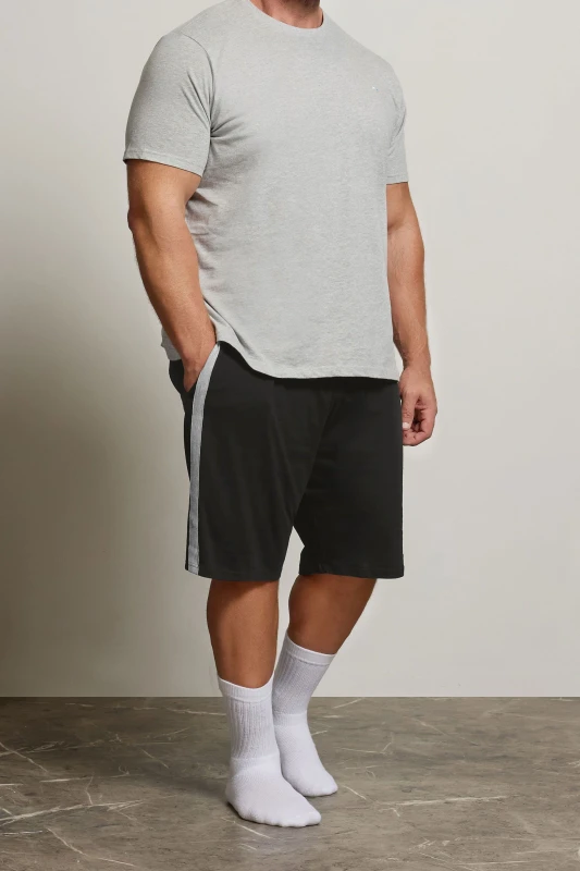 Image of BadRhino BadRhino Men Lightweight Lounge Shorts in Black Size: 4X-Large Black 4XL Male 5063589365309