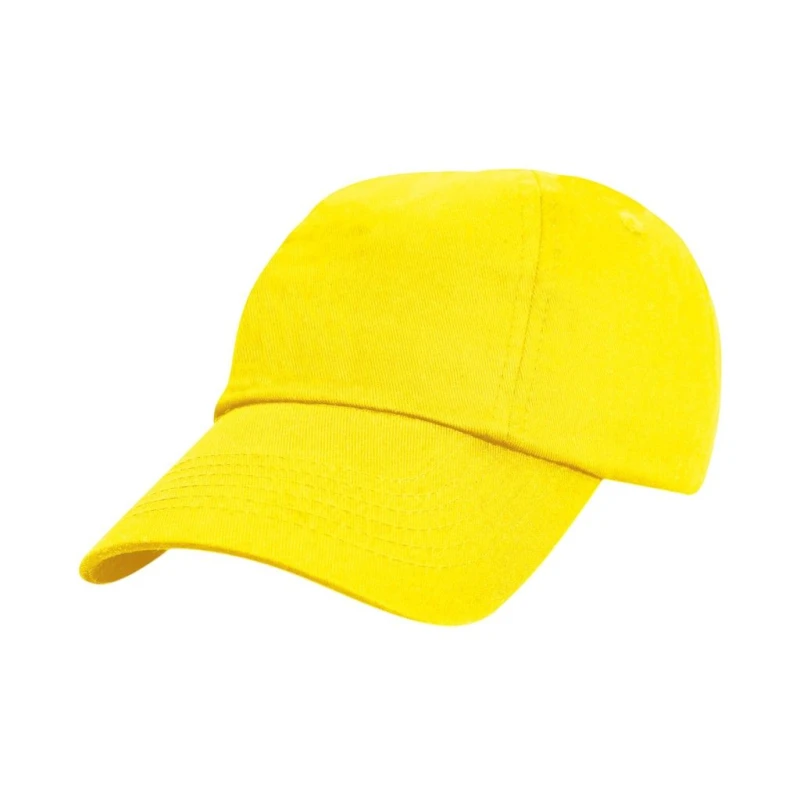 Image of Result Cotton Low Profile Cap in Yellow Yellow Unisex One Size