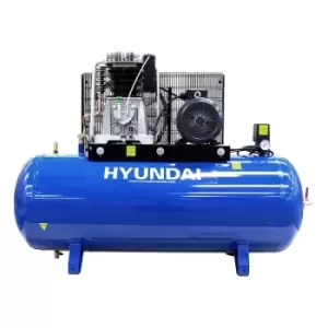 Image of Hyundai HY75270-3 270L 3-Phase Floor-Mounted Belt Drive Compressor 7.5hp 400V