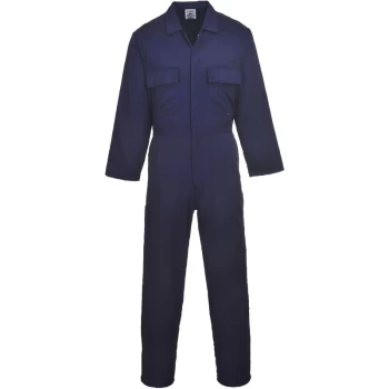 Image of Portwest - S999 sz XL (tall) Navy Work Euro Boiler Suit Coverall Overall PPE Mechanic