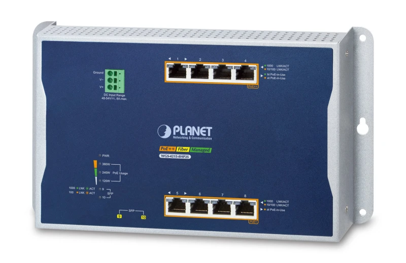 Image of PLANET IP30. IPv6/IPv4. 4-Port Managed L2/L2+ Gigabit Ethernet (10/100