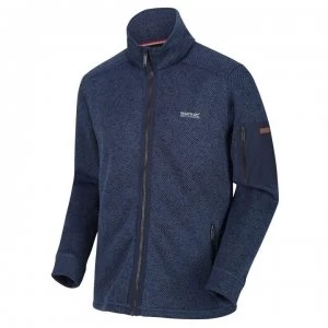 Image of Regatta Garret Heavyweight Full Zip Fleece - Navy/Navy
