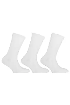 Image of Plain Cotton Rich School Socks (Pack Of 3)