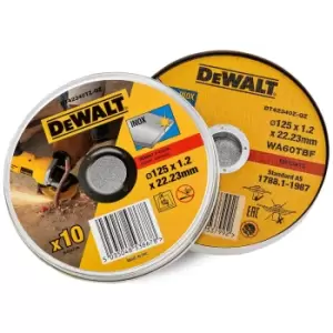 Image of DEWALT INOX Thin Stainless Steel Cutting Disc 125mm