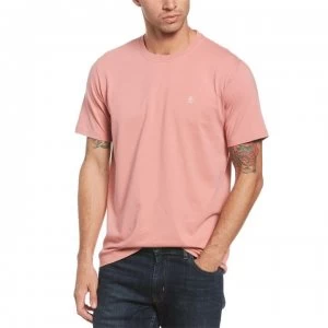 Image of Original Penguin Short Sleeve Crew Neck T Shirt - Dusty Rose 678