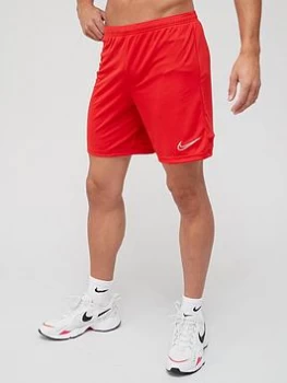Image of Nike Mens Dry Knit Academy 21 Shorts - Red, Red Size M Men