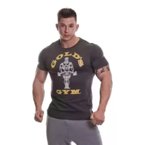 Image of Golds Gym Muscle T Shirt Mens - Grey