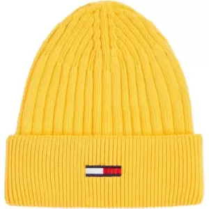 Image of Tommy Jeans Tjw Flag Beanie - Yellow
