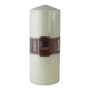Image of Cream Pillar Scented Candle 200hr Burn Time