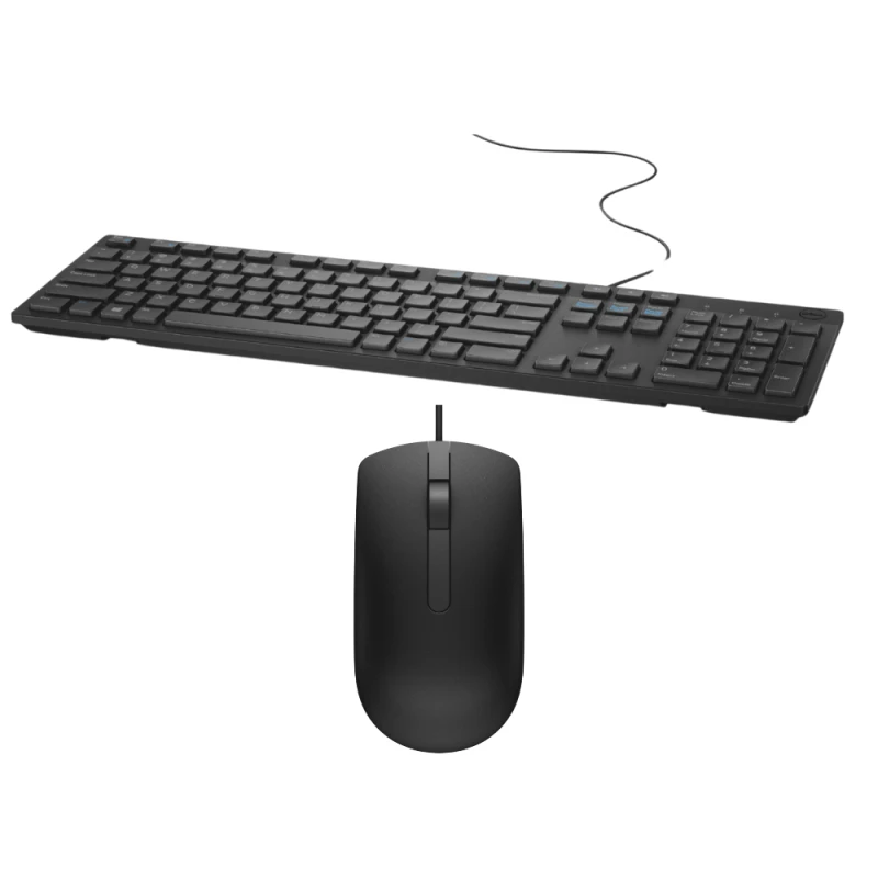 Image of DELL 570-AAIS+580-ADGV keyboard Mouse included Home/Office USB QWERTY