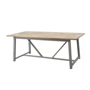 Image of Hill Interiors Nordic Collection Dining Table in Grey