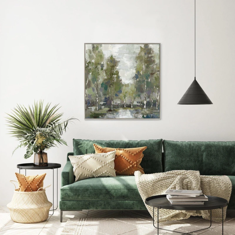 Image of At Dawn by Silvia Vasileva Framed Canvas