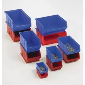 Image of Slingsby Standard Small Parts Storage Bins 520x310x200mm Red - Pack 5
