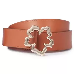 Image of Ted Baker Rylan Slim Flower Belt Womens - Brown