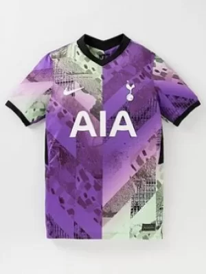 Image of Nike Youth Tottenham 21/22 3rd Short Sleeved Stadium Jersey, Red, Size S