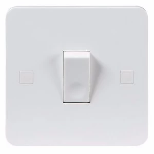 Image of KnightsBridge Pure 9mm 10A White 1G 230V Electric Wall Plate Intermediate Switch