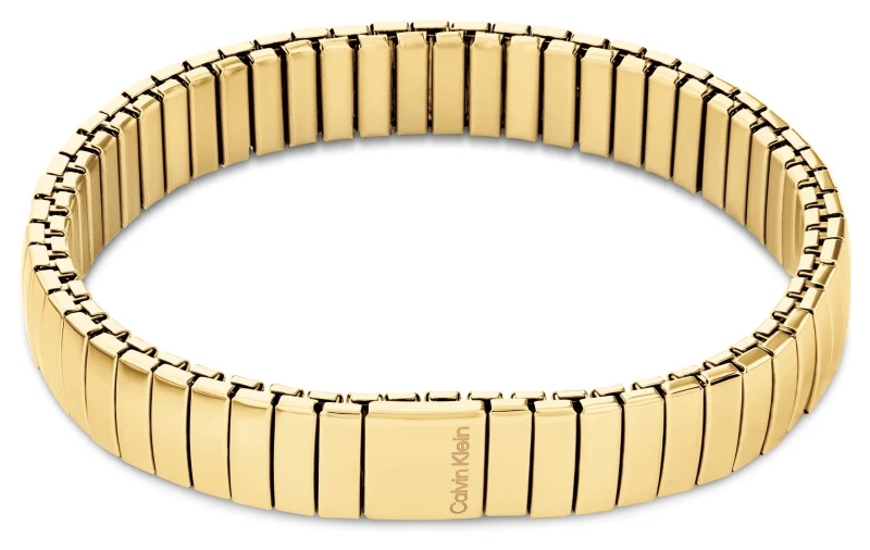 Image of Calvin Klein 35000838 Mens CK Stacked Bracelets Gold Jewellery