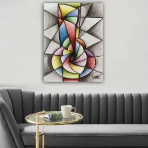 Image of 63608836_70100 Multicolor Decorative Canvas Painting