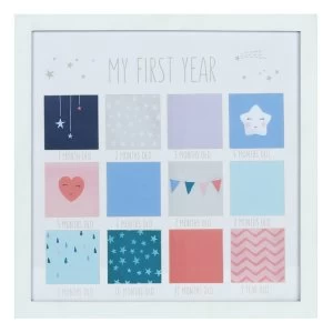 Image of My First Year Photo Square Frame