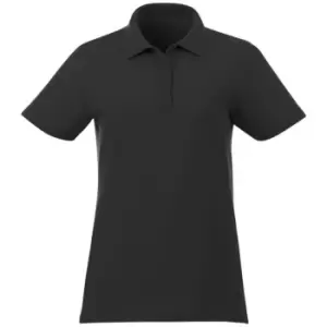 Image of Elevate Liberty Womens/Ladies Private Label Short Sleeve Polo Shirt (XXL) (Black)