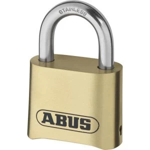 Image of ABUS 180IB Series Brass Combination Open Stainless Steel Shackle Padlock