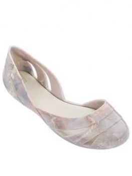 Image of Zaxy Liquid Shell Marble Cut Out Ballerina - Ivory, Size 8, Women