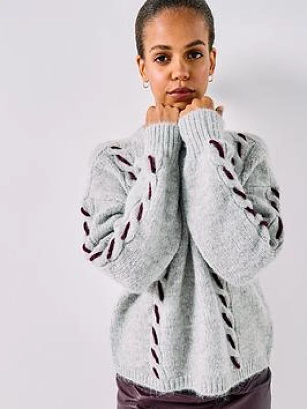 Image of Vero Moda Crew Neck Jumper light grey Women XS;S;M;L;XL