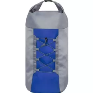 Image of Bullet Blaze Foldable Backpack (One Size) (Grey/Royal Blue) - Grey/Royal Blue