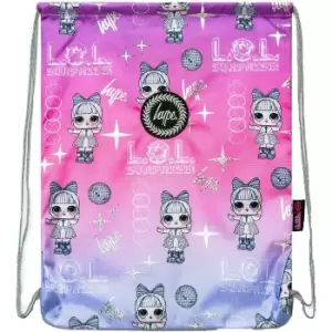 Image of Hype LOL Surprise Dancebot Drawstring Bag (One Size) (Pink/Lilac)