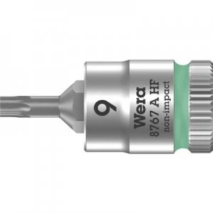 Image of Wera 8767 A 05003361001 Star Bit T 9 1/4 (6.3 mm)