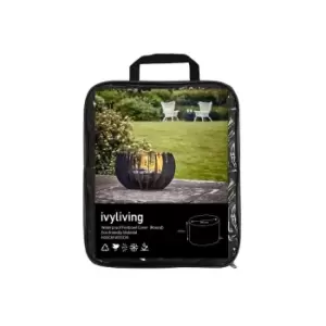 Image of Ivyline Waterproof Firebowl Cover In Eco-friendly Material (round) H:35cm x W:55 Cm
