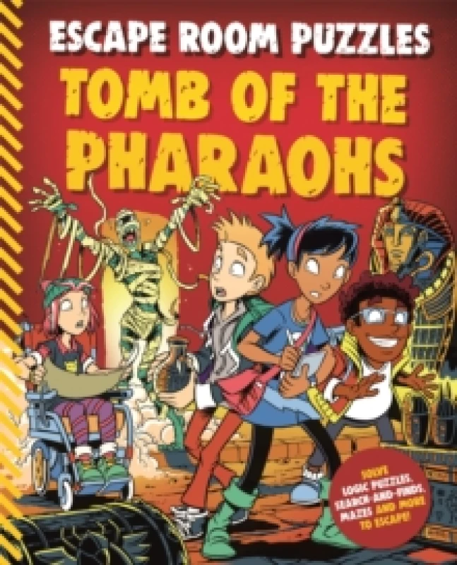 Image of Kingfisher Escape Room Puzzles: Tomb of the Pharaohs Book Multi unisex