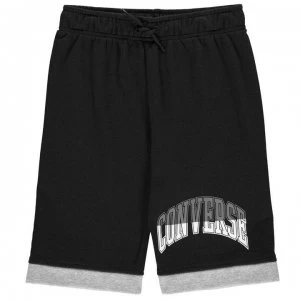 Image of Converse Jersey Shorts Junior Boys - Black
