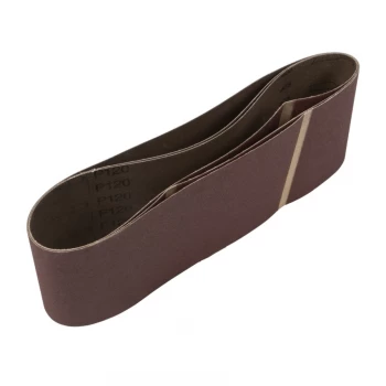 Image of Sanding Belt 100 X 610MM 120 Grit - Pack of 3