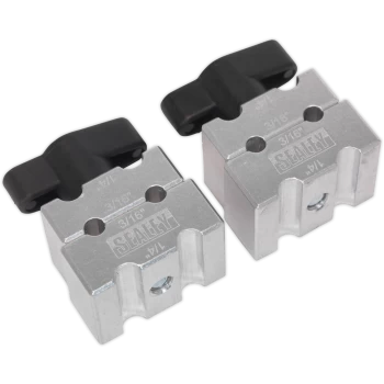 Image of Sealey VS0357 2 Piece Brake Pipe Clamp Set