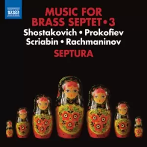 Image of Music for Brass Septet - Volume 3 by Dmitri Shostakovich CD Album