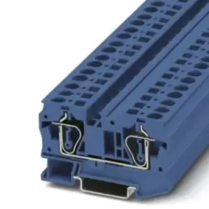 Image of Phoenix Contact St 6 Bu Terminal Block, Din, 6Mm, Blue