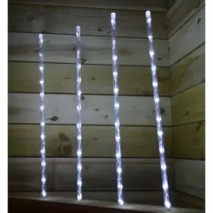 Image of Premier Decorations Ltd - 4 80cm Christmas Multi Action Digital Path Tube Lights - 48 Cool White LEDs