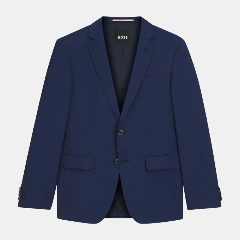 Image of Boss H-Huge-MM-C-224 Slim-Fit Jacket Blue male 44S