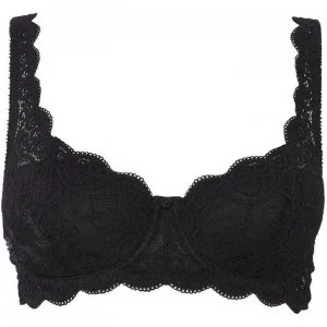 Image of Triumph Amourette 300 Underwired Half Cup Bra - Black