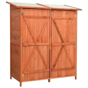 Image of Vidaxl Garden Tool Shed 135.5X75X160 Cm Solid Firwood