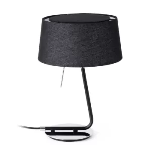 Image of Hotel 1 Light Table Lamp Chrome, Black, E27