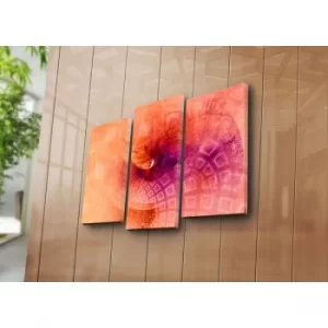 Image of 3PATK-93 Multicolor Decorative Canvas Painting (3 Pieces)