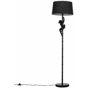 Image of MiniSun Hanging Monkey Floor Lamp with Tapered Lampshade