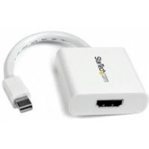 Image of Mini DisplayPort to HDMI Video Adapter Converter White MDP2HDW